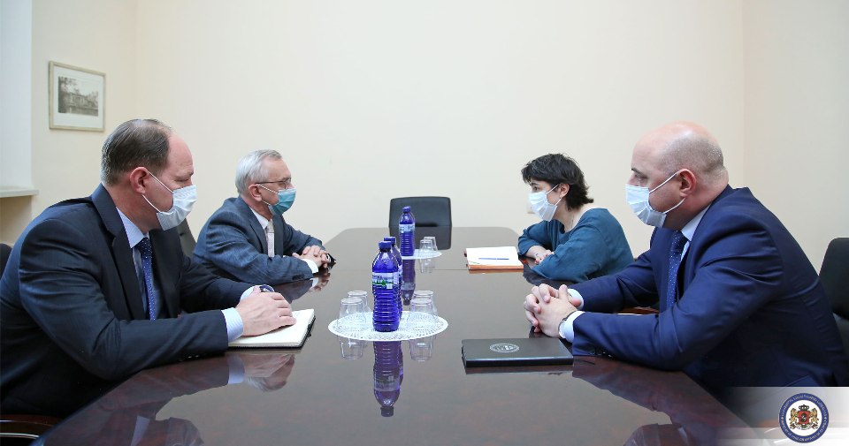 Meeting held at Georgian Foreign Ministry with Ukrainian Ambassador