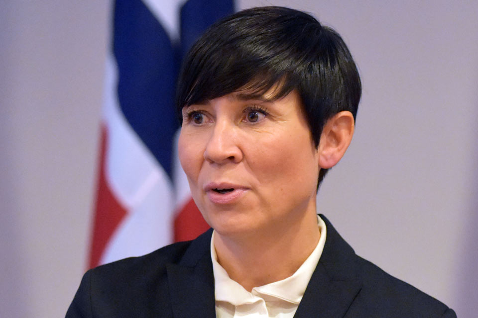 Foreign Minister of Norway – It is up to the Georgian people and their elected leaders to chart their own foreign policy course