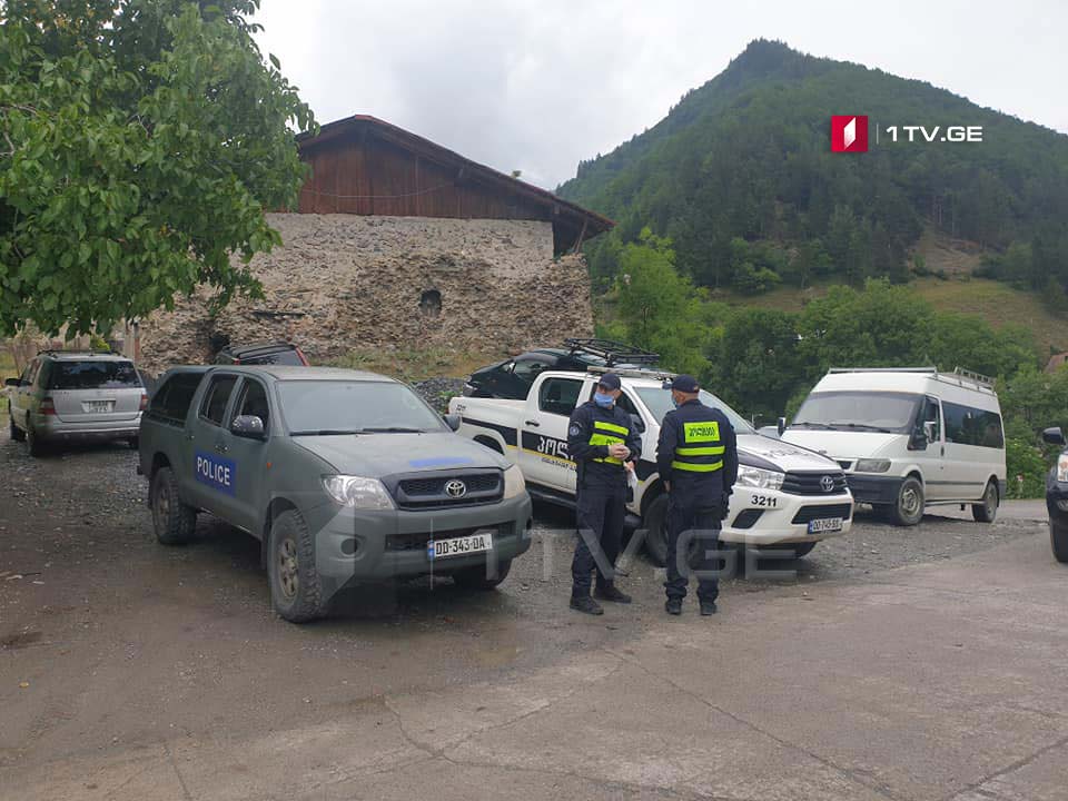 Police continues to reinforce quarantine restrictions imposed in Mestia municipality