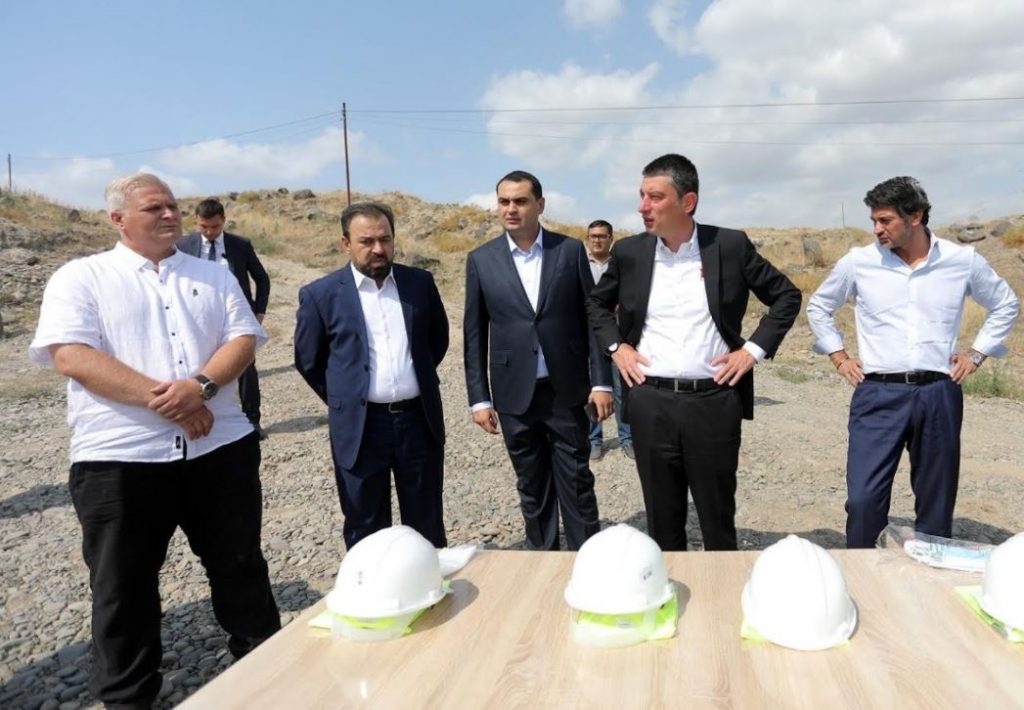 Leaders of Georgian Dream became introduced with construction of water supply system in Marneuli