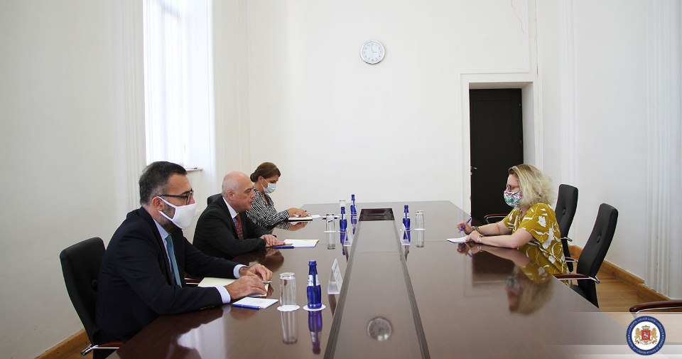 Davit Zalkaliani meets with new Head of Council of Europe Office in Tbilisi