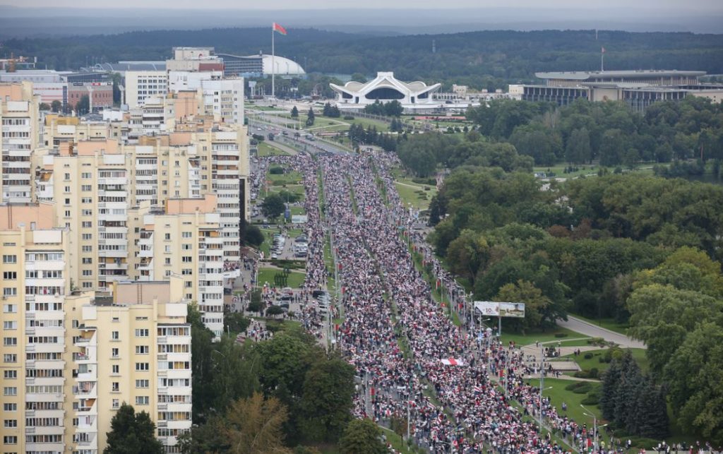 Belarusda 6 sentyabrda ölkə miqyası ilə keçirilən aksiyalarda 633 iştirakçını yaxaladılar