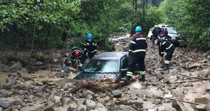 Heavy rains trigger landslide in Tsageri