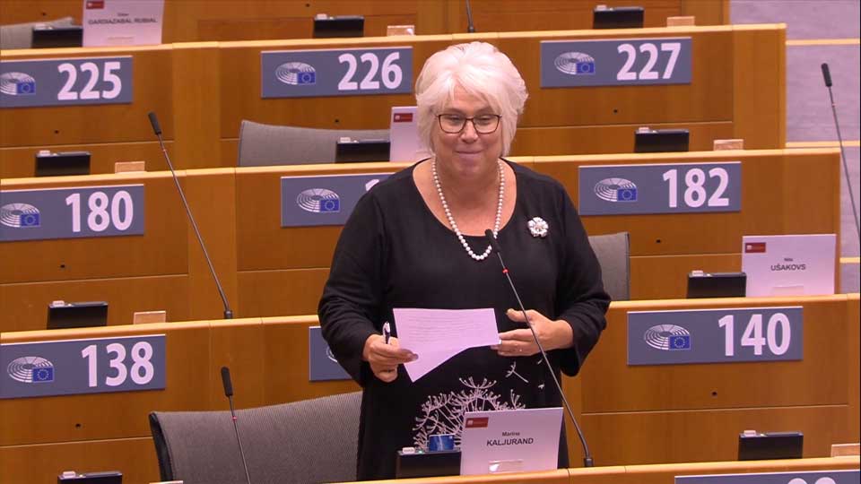 MEP Marina Kaljurand to urge the opposition to reconsider its position