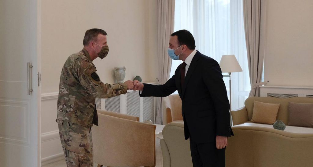 Ираклий Гарибашвили встретился с Верховным главнокомандующим союзными войсками в Европе