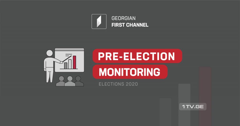 Pre-election monitoring report of prime-time news program 'Moambe'