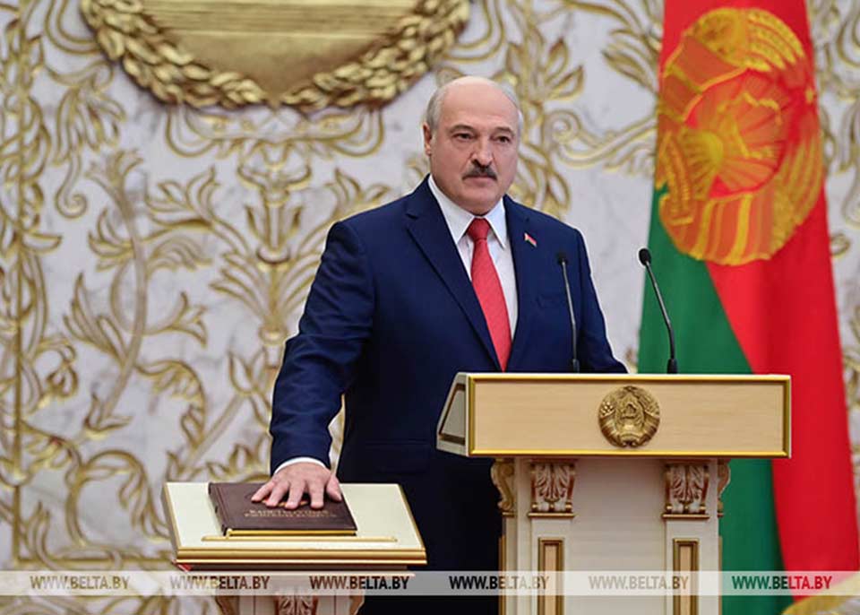 Alexander Lukashenko inaugurated in Minsk 