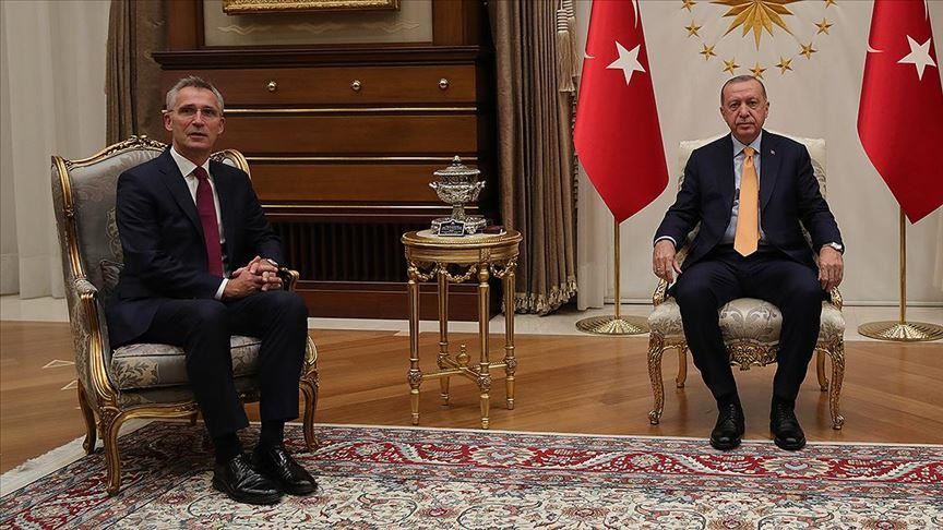 Türkiyə prezidenti NATO-nun baş katibini qəbul etdi