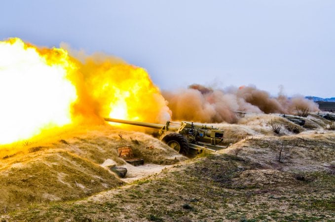 Azərbaycanın Müdafiyə Nazirliyi Ermənistan əsgəri tərəfindən dinc əhalinin yaşadığı yerlərin bombalandığı barədə məlumat yayır