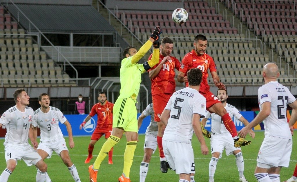 North Macedonia vs Georgia drew 1-1 in Skopje