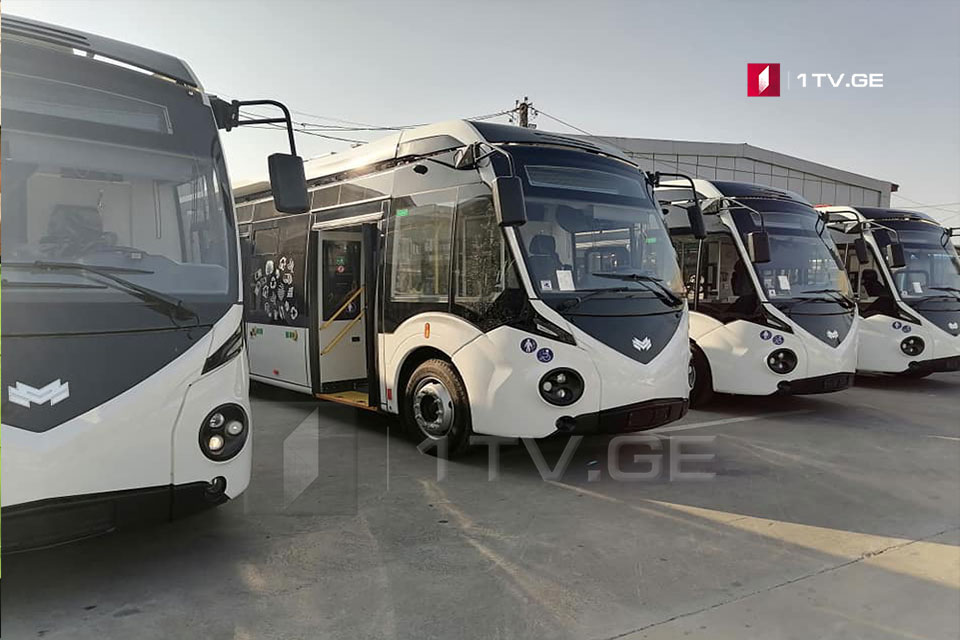 New electric buses in Batumi equipped with automatic thermal screening
