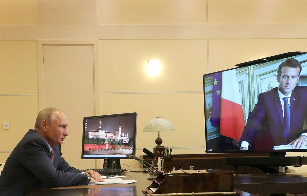 Ֆրանսիայի և Ռուսաստանի նախագահները զրուցել են Լեռնային Ղարաբաղում տիրող իրավիճակի մասին են