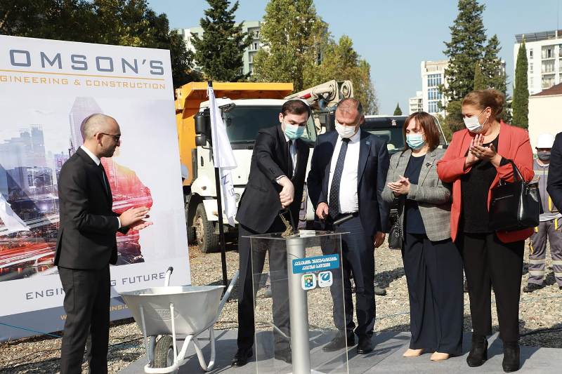 Construction of Campus and School of Batumi Caucasus University begins