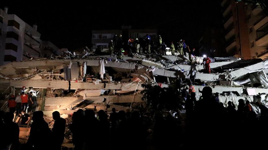 İzmirdə baş verən zəlzələ nəticəsində həlak olanların sayı 12-yə çatdı