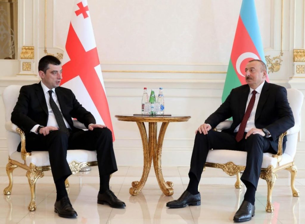 Ilham Aliyev congratulates Georgian PM on Georgian Dream's winning parliamentary election