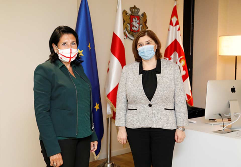 Salome Zurabishvili: Despite the pandemic, the CEC held exemplary and democratic elections