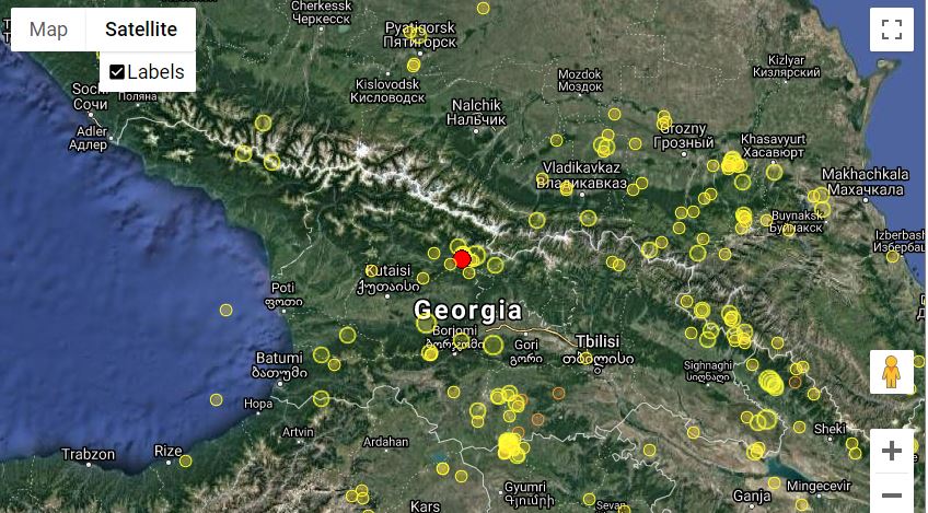 Earthquake in Georgia