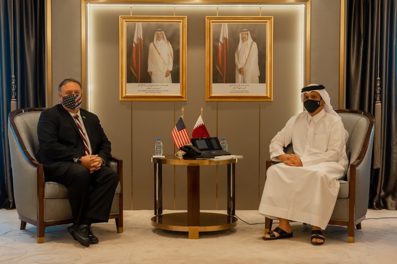 Մայք Պոմպեոն հանդիպել է Կատարի արտաքին գործերի նախարարի, ինչպես նաև Թալիբանի և Աֆղանստանի միջև բանակցություններում ներգրավված խմբերի հետ