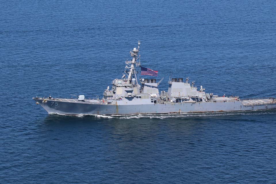 U.S. Navy Warship USS Donald Cook Enters Black Sea