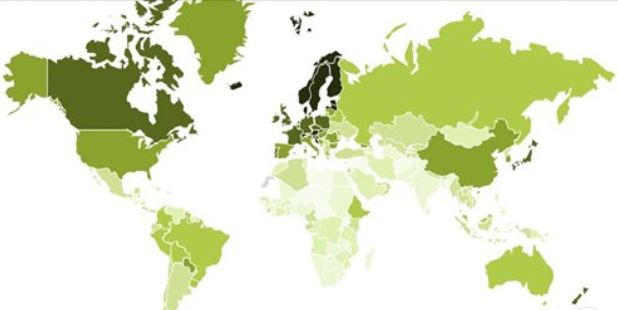 Согласно Индексу глобальной устойчивой конкурентоспособности, Грузия занимает 37-е место в мире