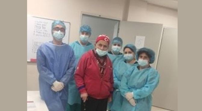 Batumi Beynəlxalq Hospitalında COVİD-19-dan 92 yaşlı pasient sağaldı
