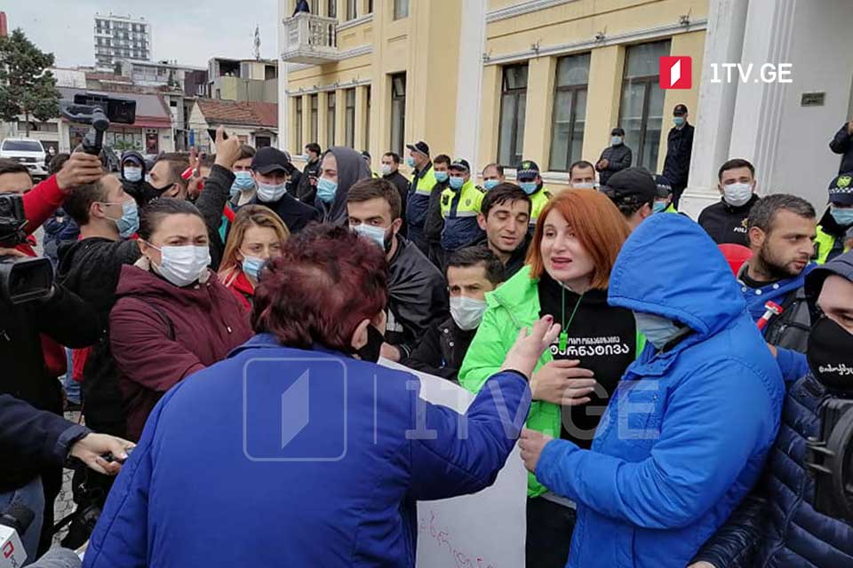 У здания Верховного Совета Аджарии задержаны двое участников акции