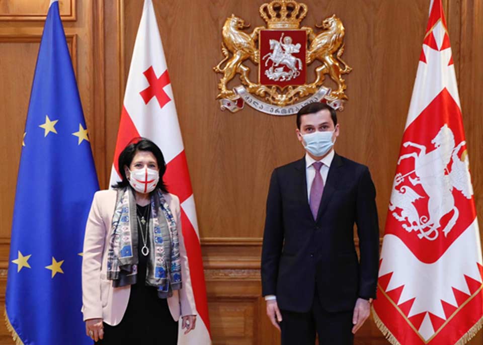 Georgian President meets nominee Chairman of Adjara Government