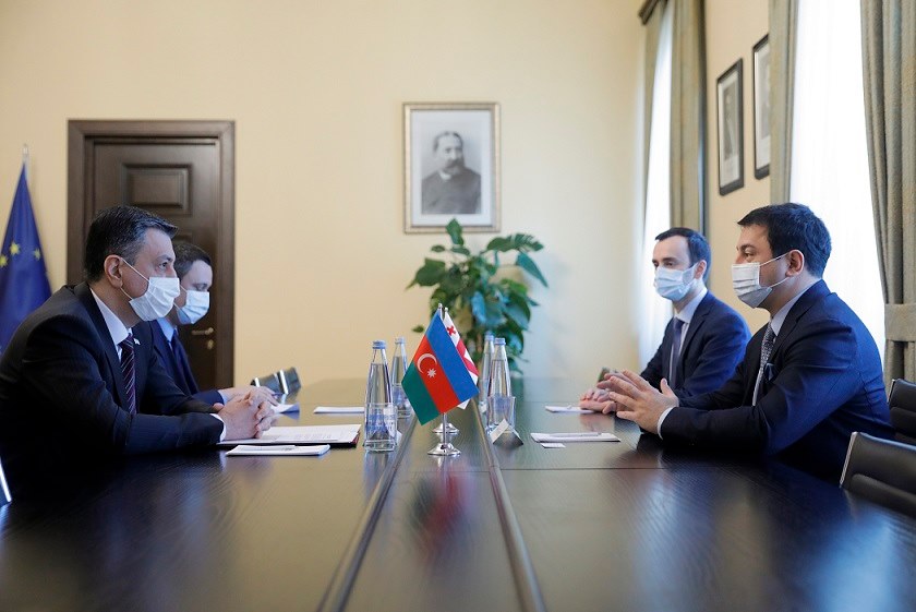 Арчил Талаквадзе встретился с послом Азербайджана