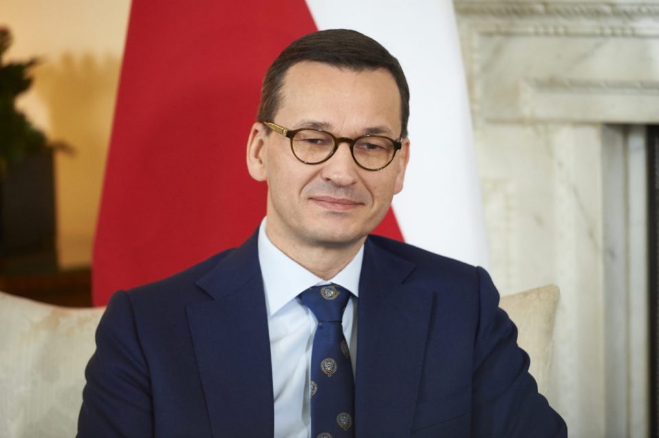 Польша Аҧыза-министр Матеуш Моравиецки Иракли Ҕарибашвили Ахьыҧшымра амш идиныҳәалеит