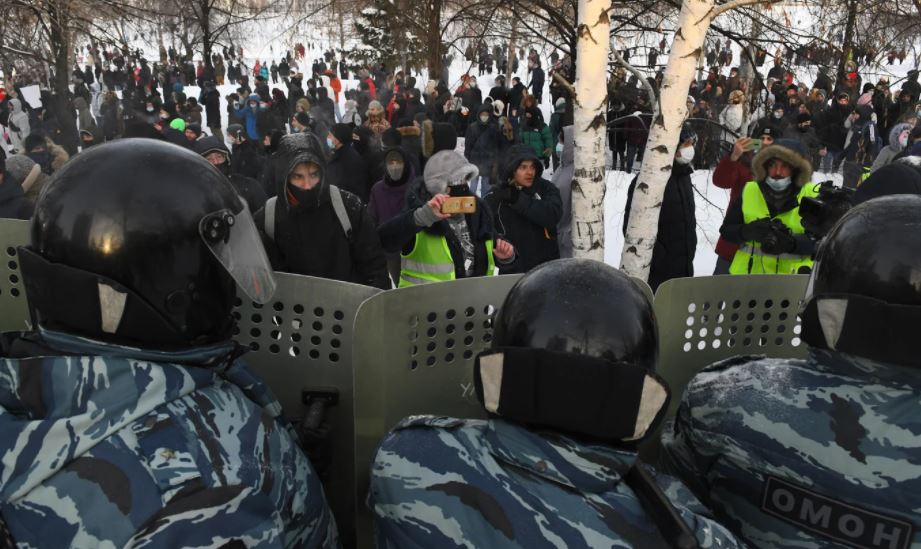 Ռուսաստանում Ալեքսեյ Նավալնիին ազատելու պահանջով ընթացող բողոքի ցույցերին ձերբակալվել է ավելի քան 1000 մարդ
