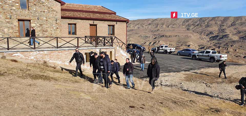 Georgian March visits Davit Gareji, kicks off protest