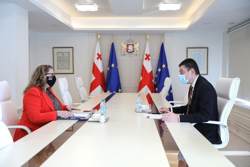 Georgian PM meets Norwegian Ambassador