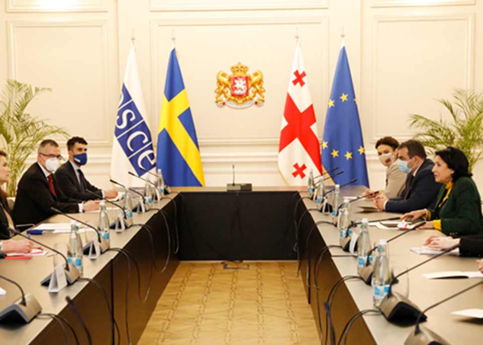 Georgian President meets OSCE Chairperson-in-Office