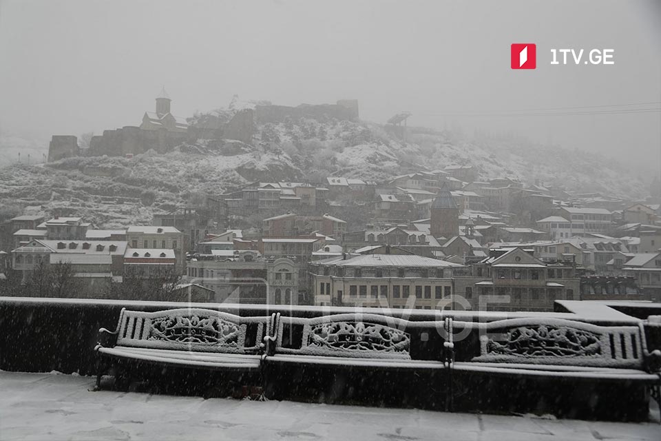 Снег в Тбилиси (фото)