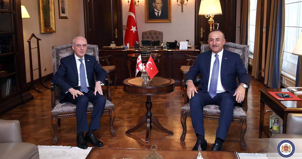 Georgian FM meets Turkish counterpart