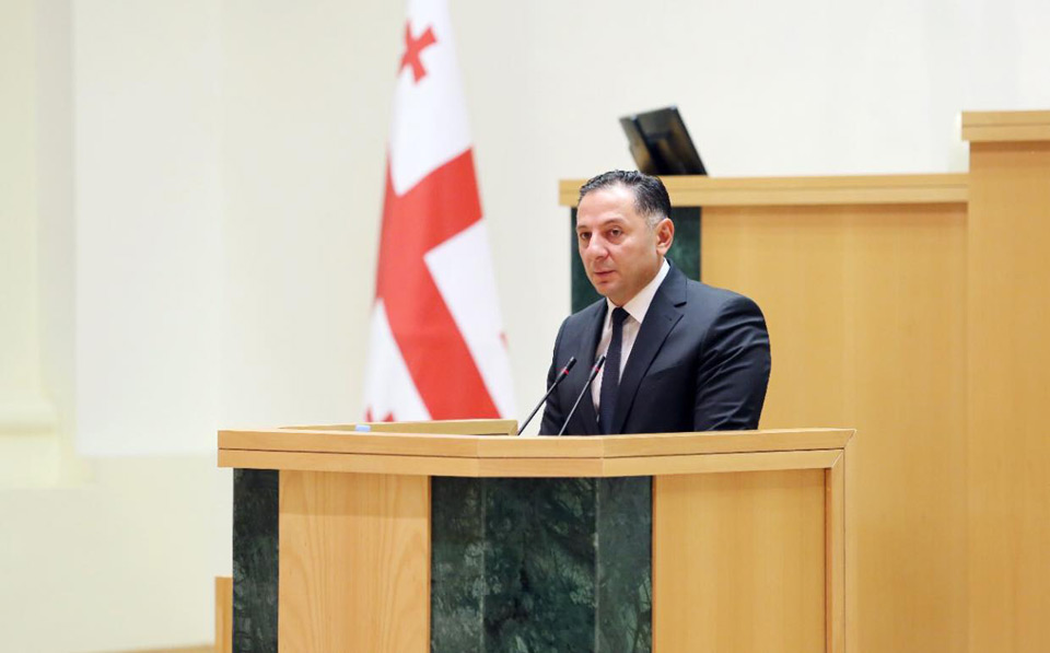 Министр внутренних дел выступает в парламенте в формате "министерсткого часа"