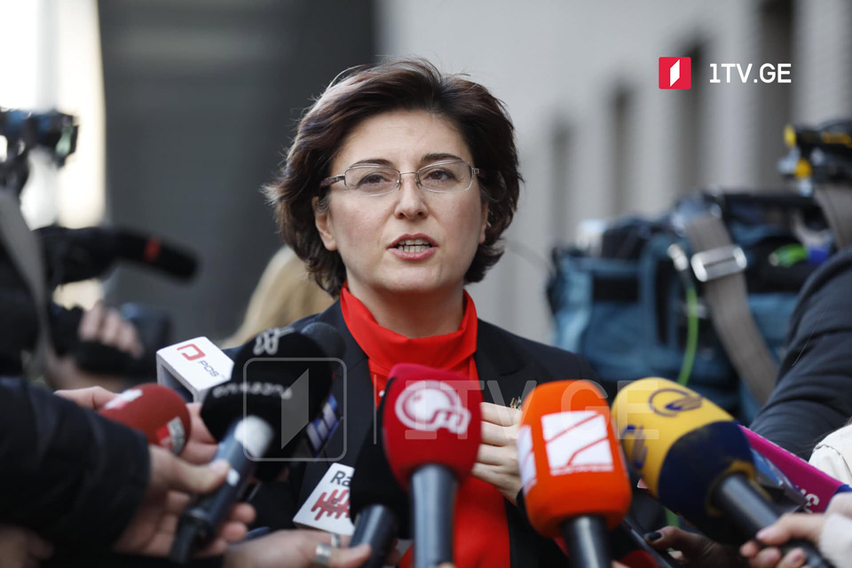 Xatuna Samnidze - böhrandan çıxış razılaşmasına "Gürcü Arzusundan" kimin imza atacağının fərqisi yoxdur