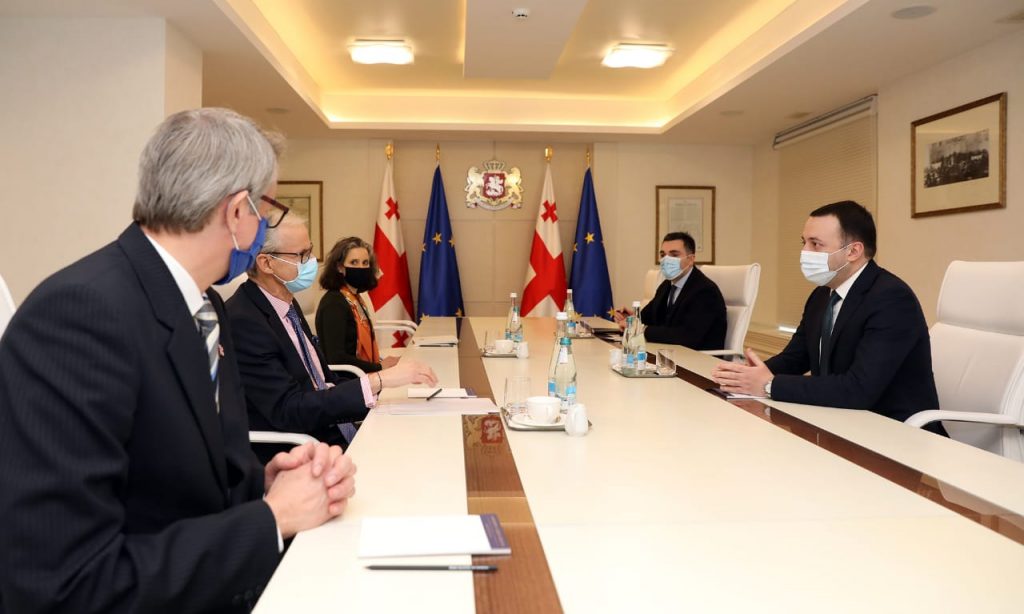 Special envoy of EUCO President meeting Georgian PM