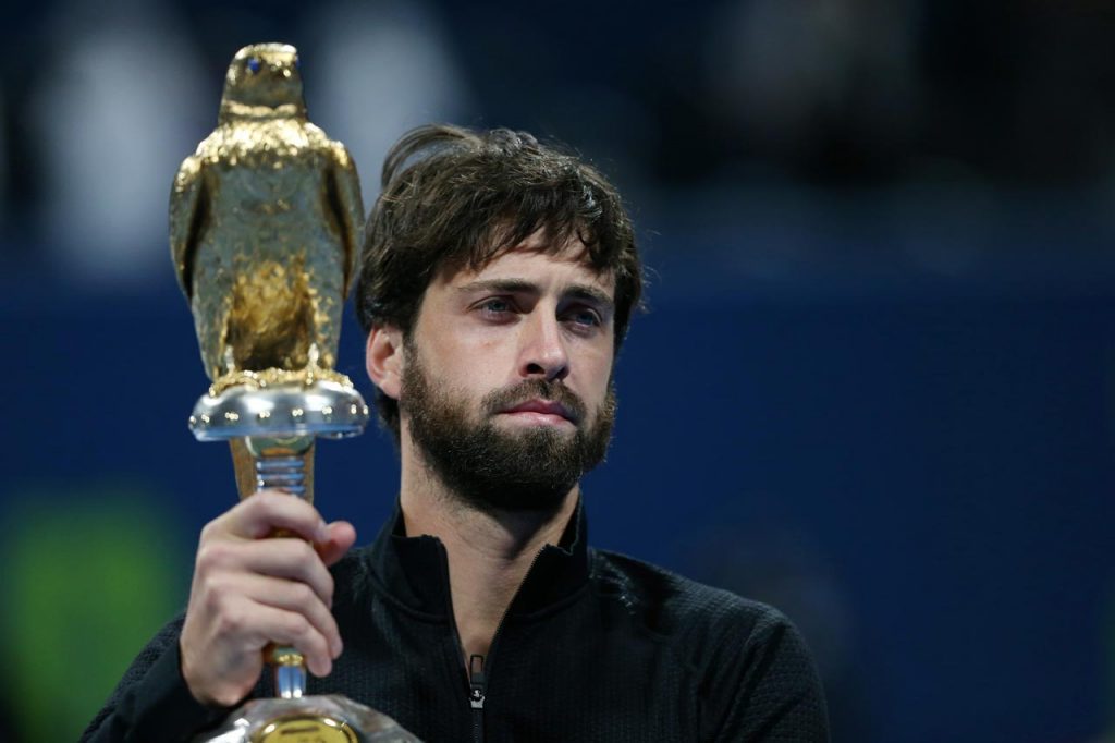 Nikoloz Basilashvili wins Doha Tournament