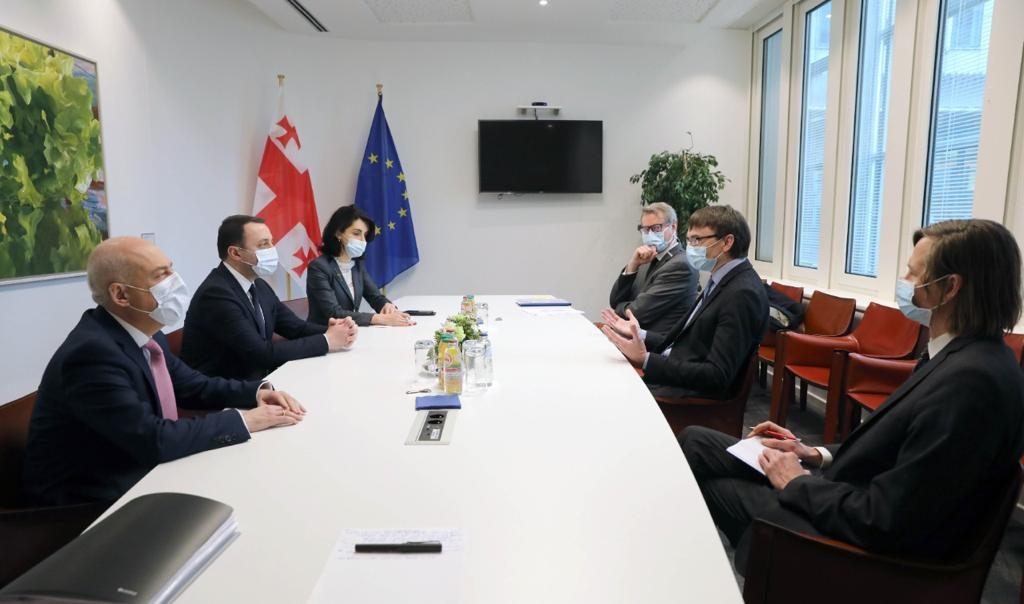 Georgian PM meets MEP Sven Mikser