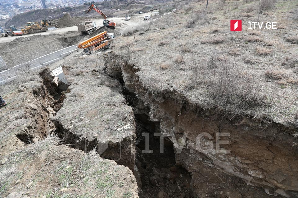 Vashlijvari slope landslide process poses no danger to population