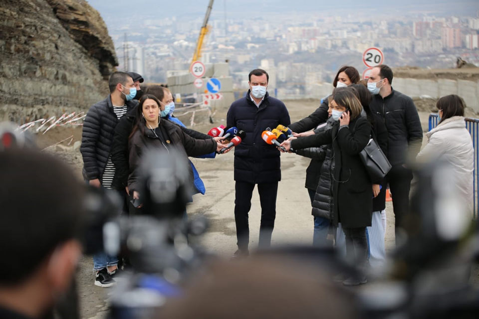 Tbilisi City Hall reports German experts to study Vashlijvari slope landslide processes