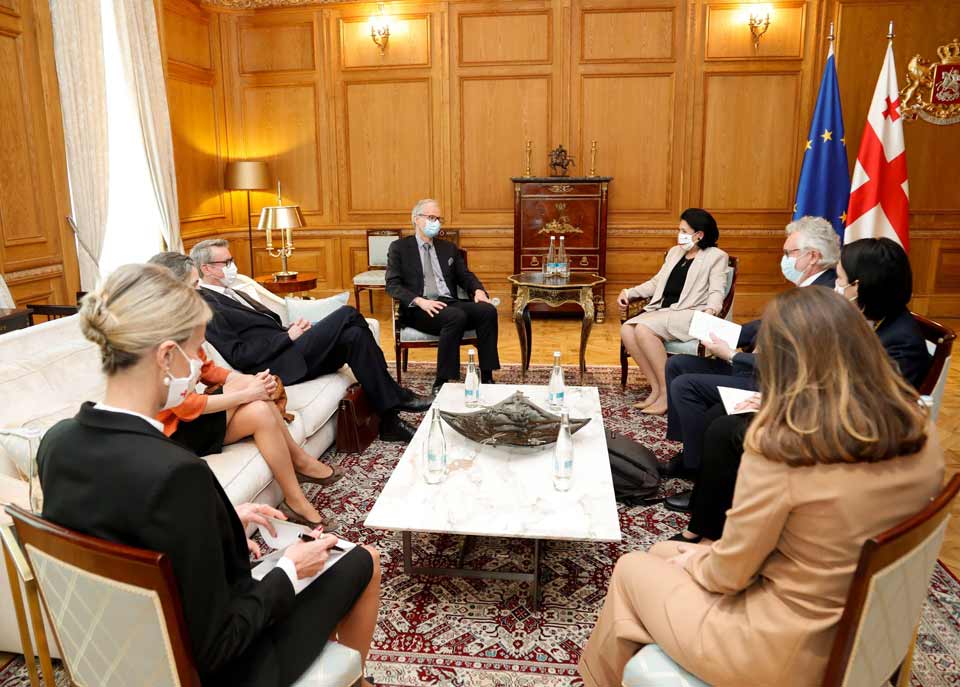 EU Mediator meets Georgian President