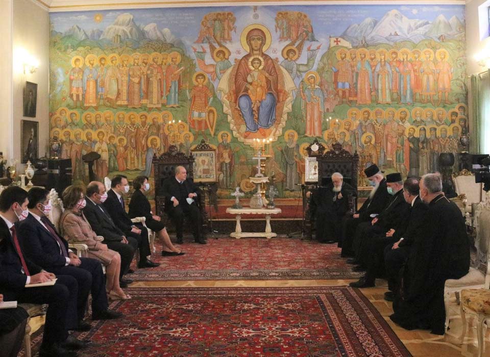 Католикос-Патриарх всея Грузии встретился с президентом Армении