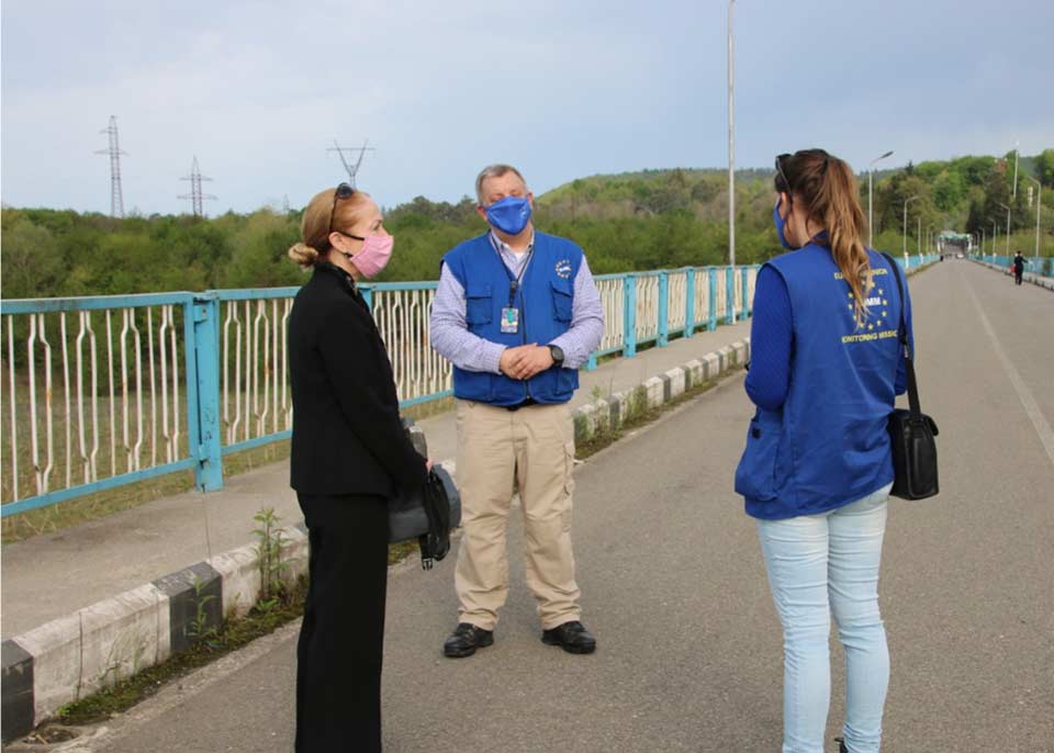 US Ambassador observed the Enguri Bridge checkpoint