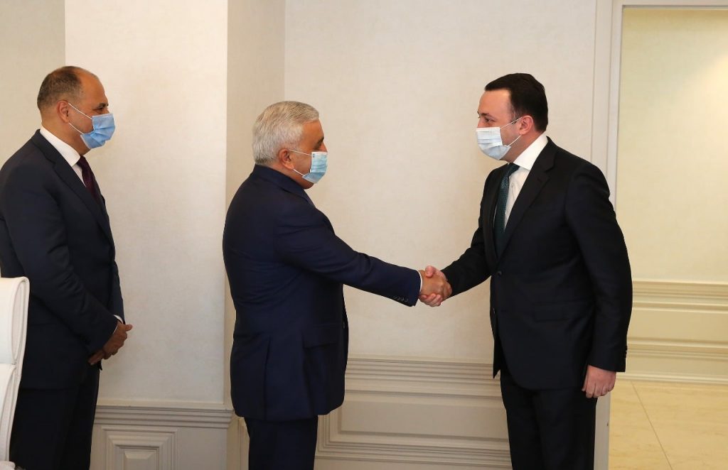 Ираклий Гарибашвили встретился с президентом SOCAR Ровнагом Абдуллаевым