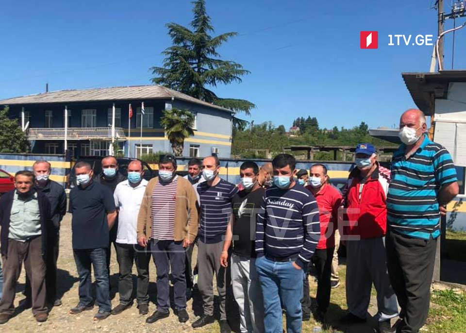 Workers went on strike in Ozurgeti