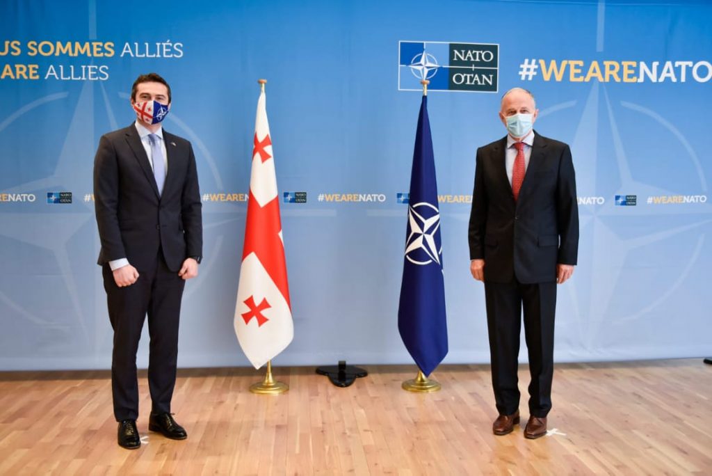 Каха Кучава встретился с заместителем генерального секретаря НАТО Мирча Джоанэ