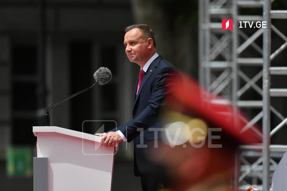 Polish President: Poland to support Georgia on its path to European, Euro-Atlantic integration