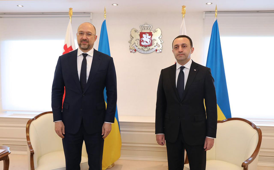 Georgian PM meets Ukrainian Counterpart